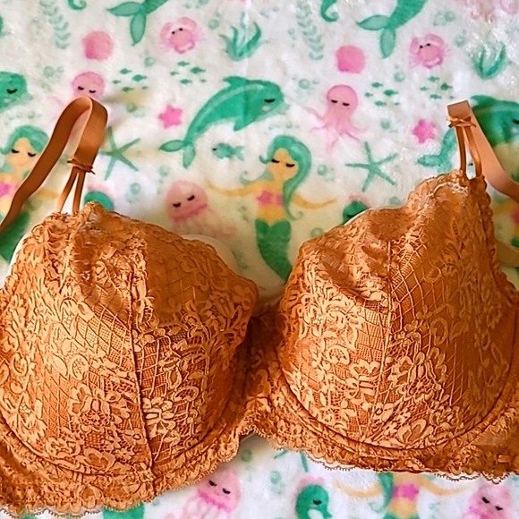 Vera Nude Floral Lace Unlined Balconette Bra - Picture 3 of 7